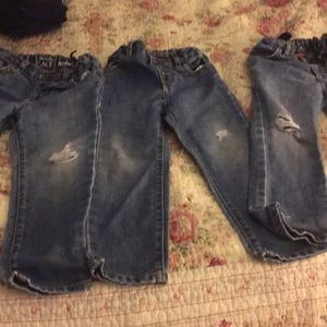 Boys distressed 3T jeans